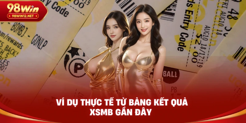 Ví dụ thực tế từ bảng kết quả XSMB gần đây